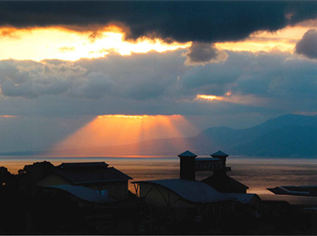 草枕交流館・草枕温泉てんすい付近